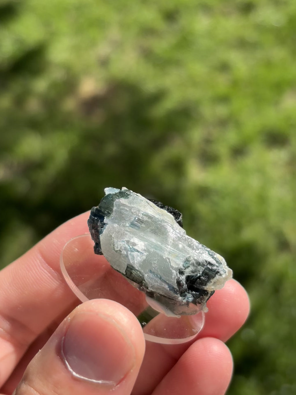 Tourmaline and Quartz Cluster 23g